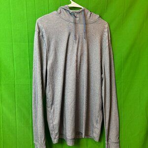 J.Crew Cadet Blue Flex Hoodie — Size L